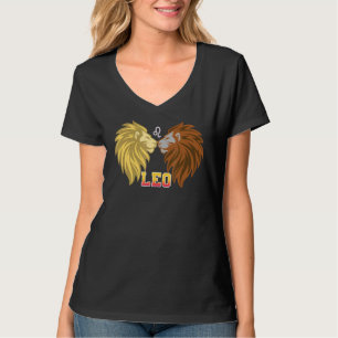 Leo Facts Astrology Lion Zodiac Sign Birthday T-Shirt