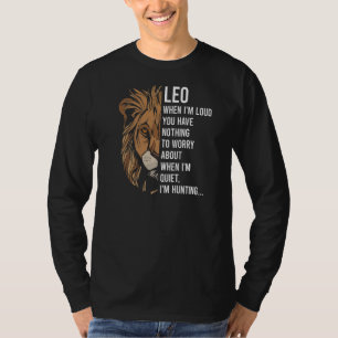Leo Facts Saying Astrology Horoscope Birthday T-Shirt