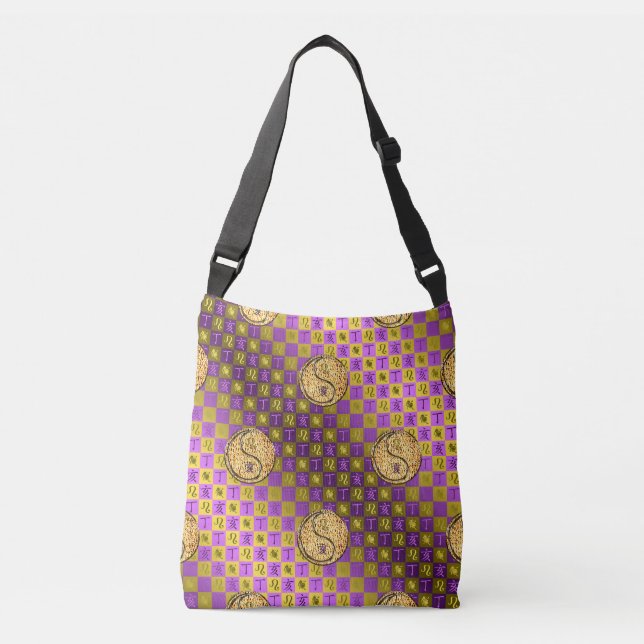 Leo & Fire Boar Crossbody Bag (Front)