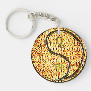 Leo & Fire Monkey Key Ring