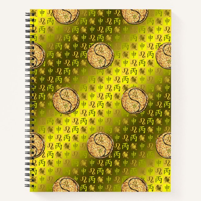 Leo & Fire Monkey Notebook (Front)