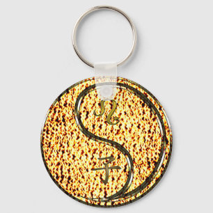 Leo & Fire Rat Key Ring
