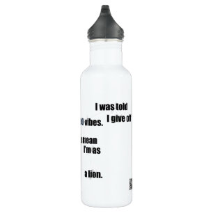 Leo Fun & Inspiring Design Daily Use Sport or Gift 710 Ml Water Bottle
