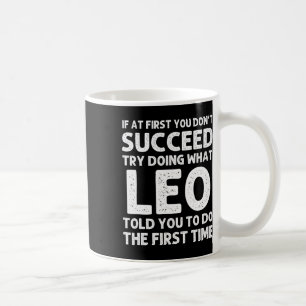 Leo Gift Name Personalised Birthday Funny Christma Coffee Mug
