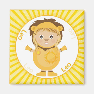 Leo Girl Character Magnet