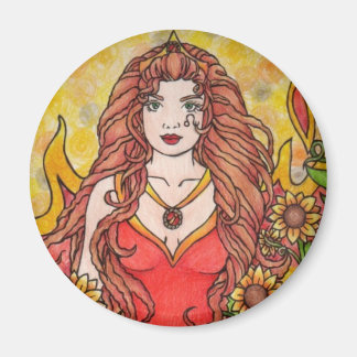 Leo Goddess Magnet