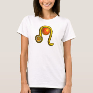 LEO , Golden ,Zodoac Birthday Jewel T-Shirt