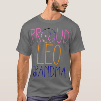 Leo Grandma Proud Grandma Zodiac Symbol Astrology  T-Shirt