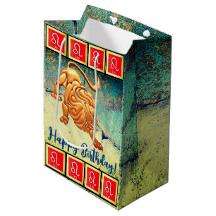 Leo - Happy Birthday Medium Gift Bag
