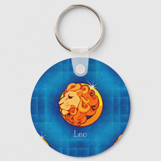 leo horoscope key ring (Front)