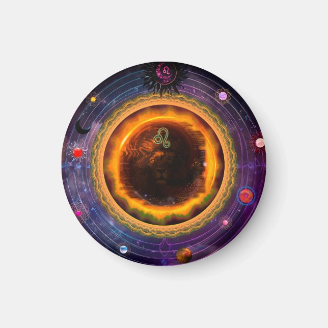 Leo Horoscope Magnet (Front)