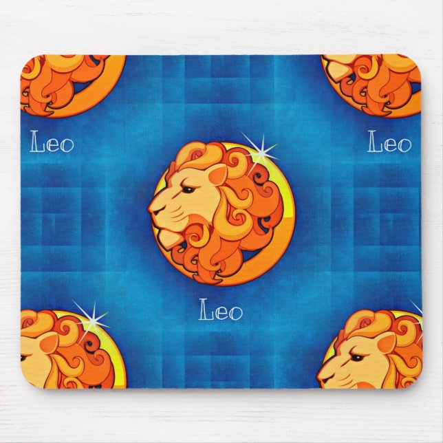 leo horoscope mouse mat (Front)