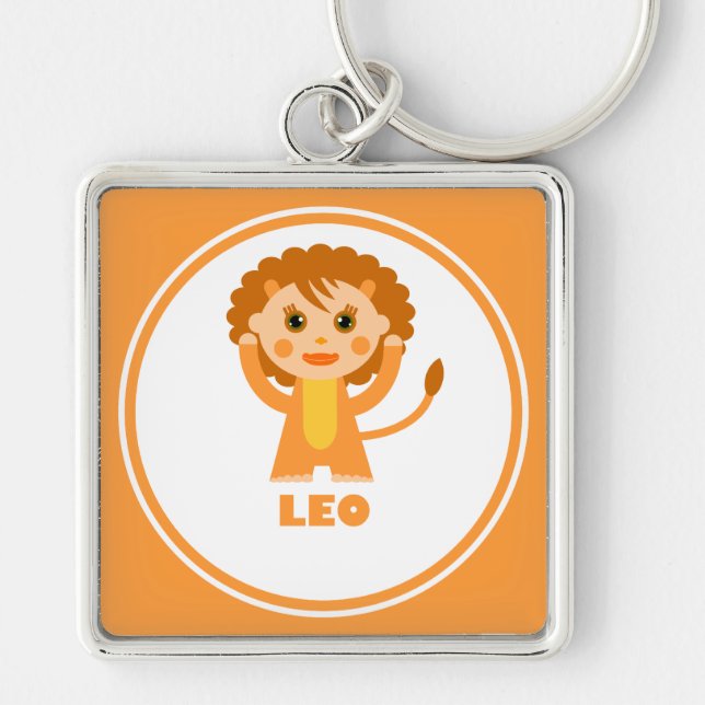 Leo is my Zodiac sign Key Ring (Front)
