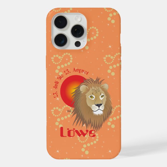 Leo July 23 - August 22 iPhone Cases (Back)