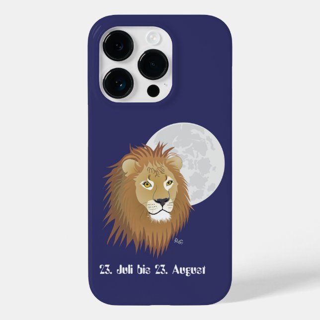 Leo July 23 to August 22 Apple iPhone Cases (Back)