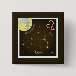 Leo July 23 to August 22 Buttons
