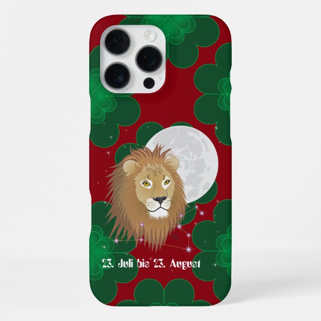 Leo July 23 to August 22 iPhone Cases (Back)
