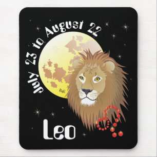 Leo July 23 to August 22 Mouse Pad