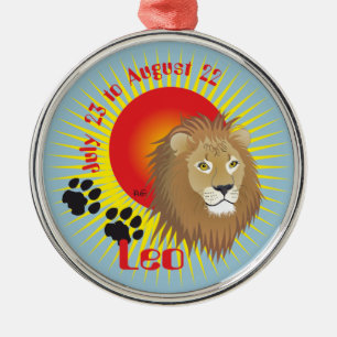 Leo July 23 to August 22 Ornament