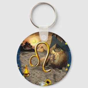 Leo Key Ring