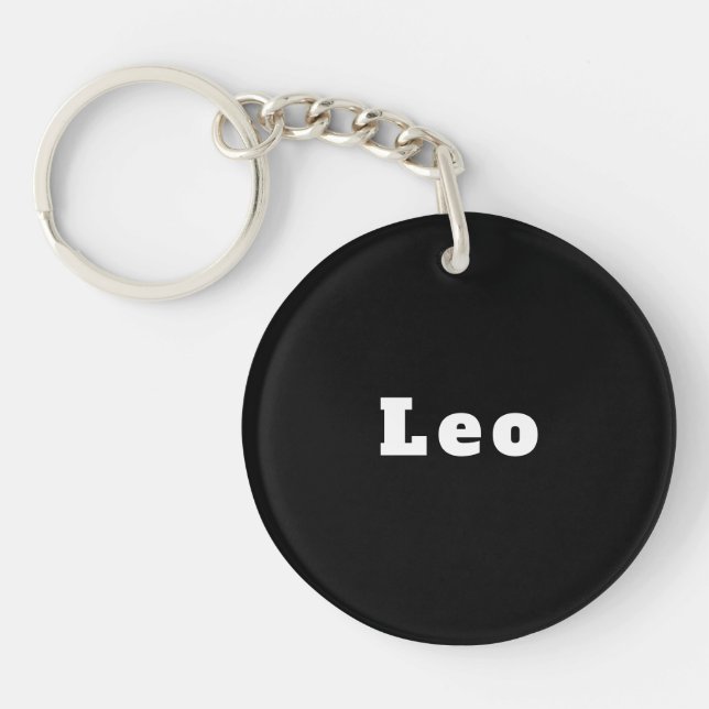 Leo Key Ring (Front)