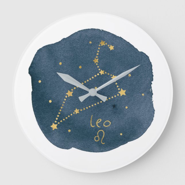 Leo Large Clock (Front)