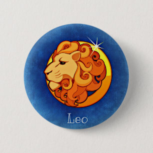 Leo, Leone 6 Cm Round Badge