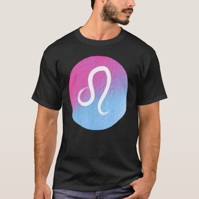 Leo Lion Astronomy Astrology Horoscope Zodiac Wome T-Shirt (Front)