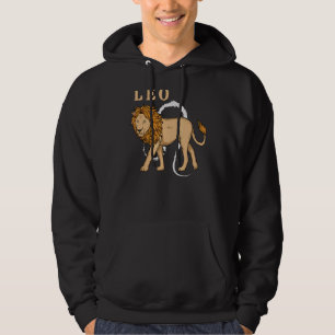 Leo Lion Facts Zodiac Sign Astrology Horoscope Wil Hoodie