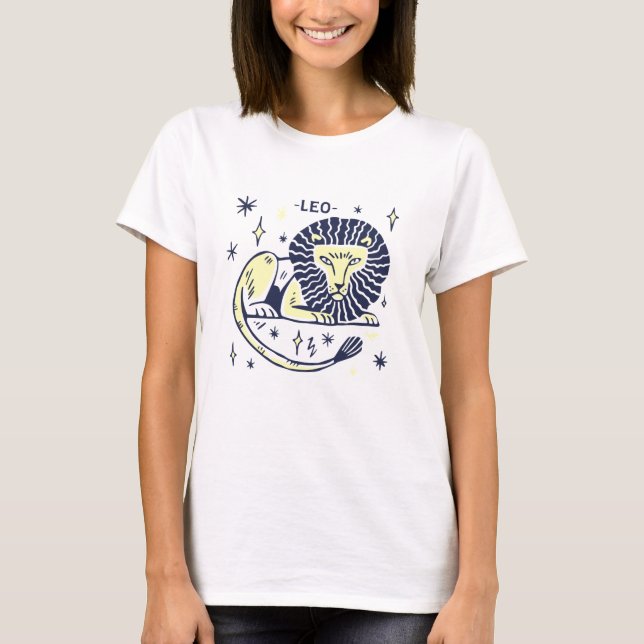 Leo Lion Horoscope T-Shirt (Front)