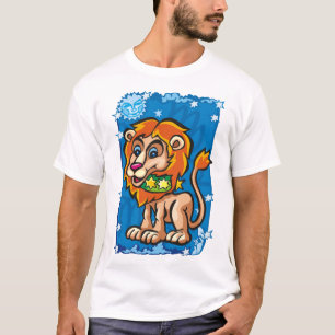Leo Lion in the night sky T-Shirt