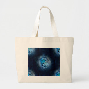 leo lion large tote bag