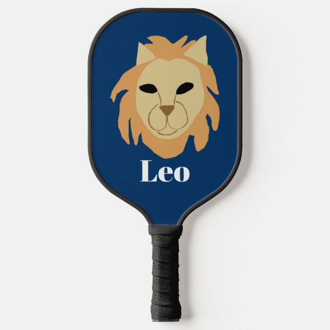 Leo Lion, Pickleball Paddle (Front)