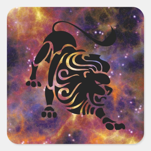 leo lion stickers (Front)