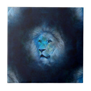 leo lion tile