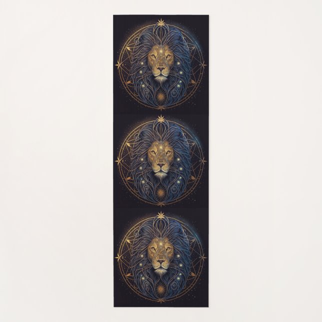 Leo Lion Yoga Mat (Front)