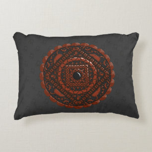 Leo Mandala Accent Pillow