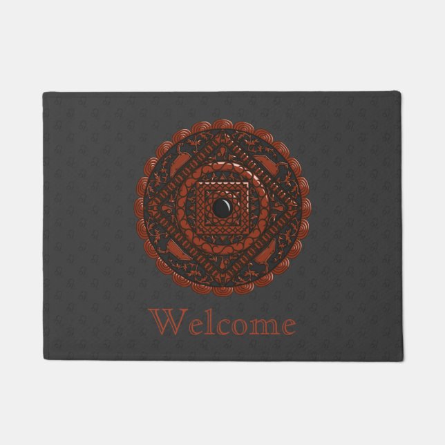 Leo Mandala Doormat (Front)