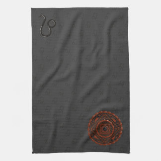 Leo Mandala Hand Towel