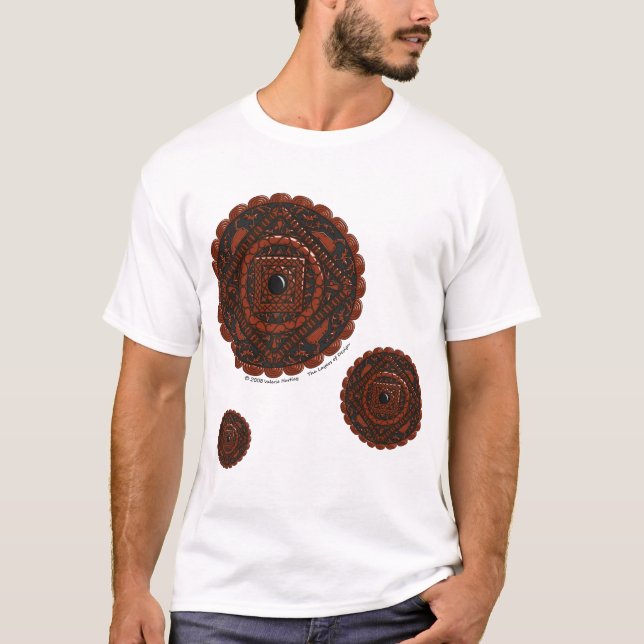 Leo Mandala Men's Light Shirt (Front)