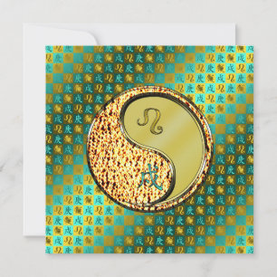 Leo & Metal Dog Card