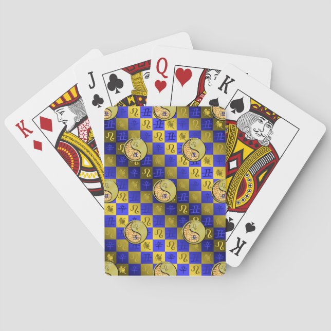 Leo & Metal Ox Playing Cards (Back)