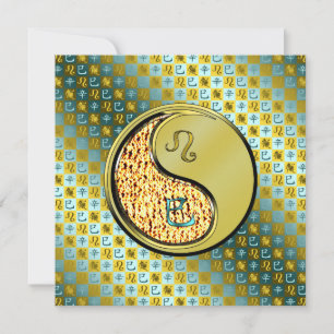 Leo & Metal Snake Card