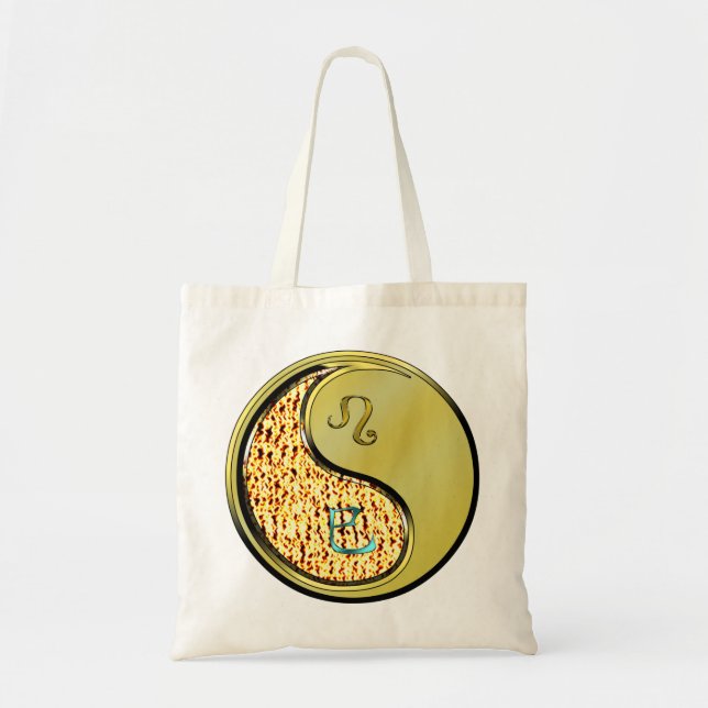 Leo & Metal Snake Tote Bag (Front)