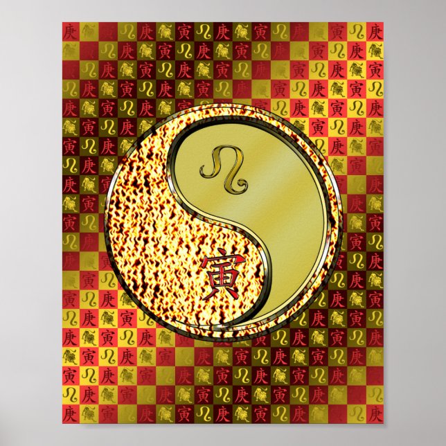 Leo & Metal Tiger Poster (Front)