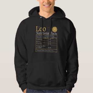 Leo Nutrition Astrology Zodiac Sign Horoscope Wome Hoodie