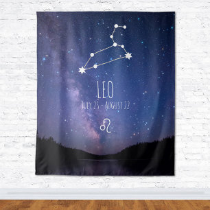 Leo   Personalised Astrology Tapestry