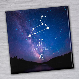 Leo | Personalised Zodiac Constellation Magnet