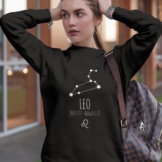 Leo | Personalised Zodiac Constellation Sweatshirt (Creator Uploaded)