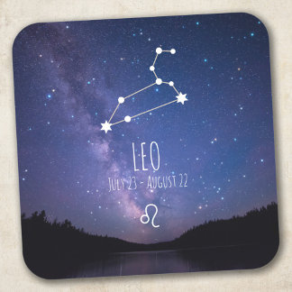 Leo | Personalized Zodiac Constellation Square Sticker